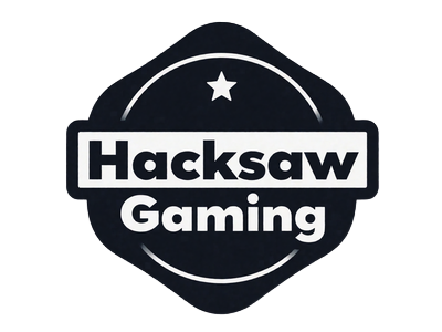 Hacksaw Gaming Provider-Logo als flaches Badge-Icon bei WildRobin Casino